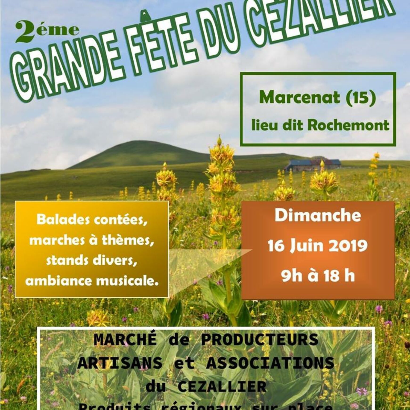Nos amis … à la 2ème édition de la Grande Fête du Cézallier – Juin 2019