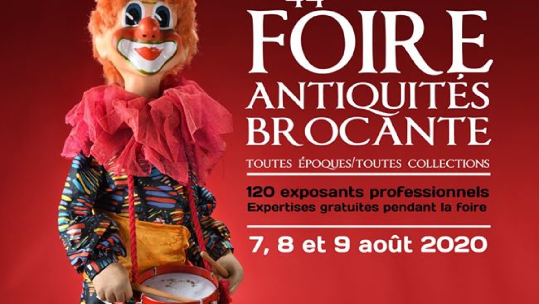 Foire à la brocante et aux antiquités – Allanche – 2020 – 44è édition