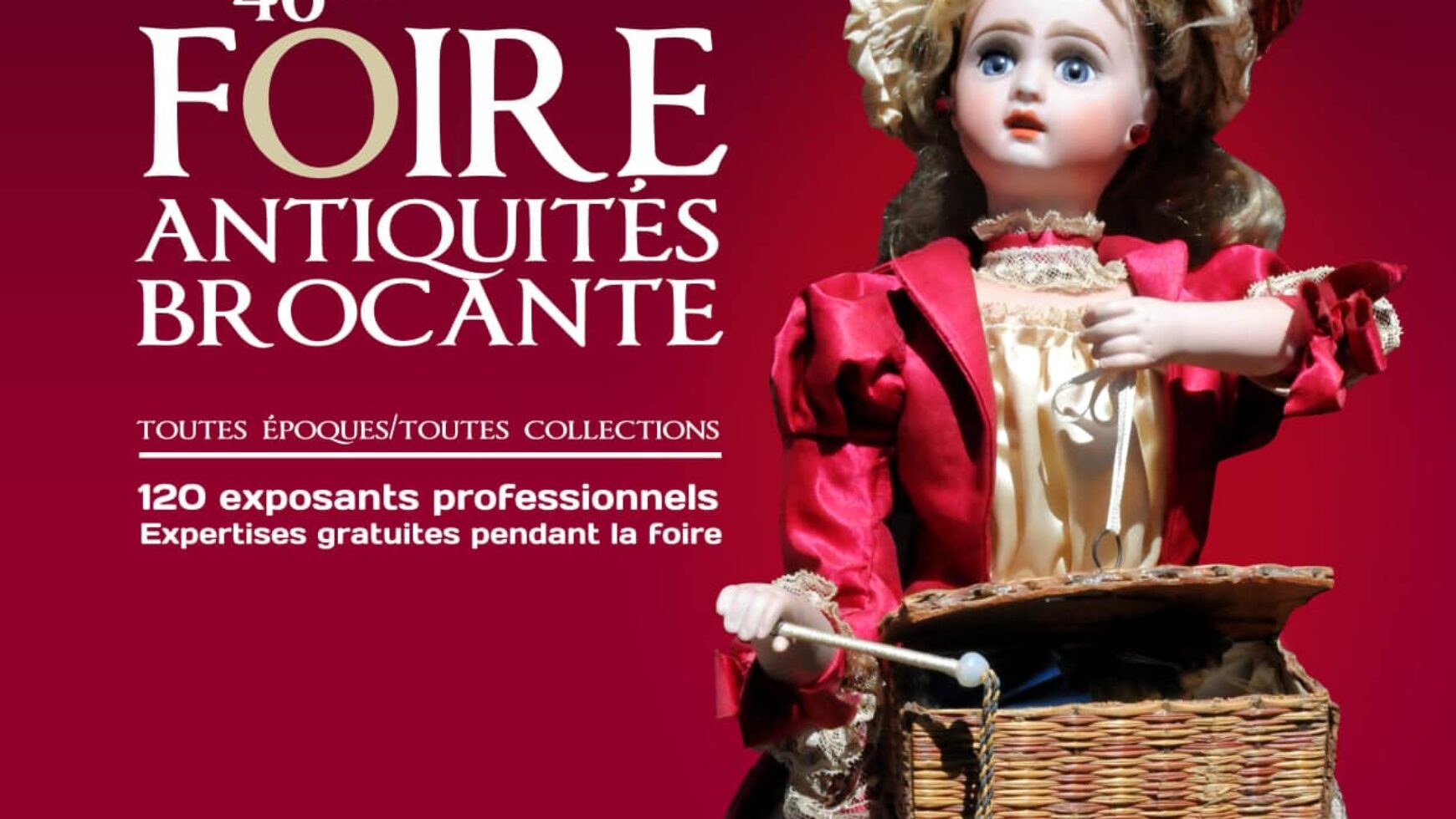 Foire à la brocante et aux antiquités – Allanche – 2022 – 46è édition