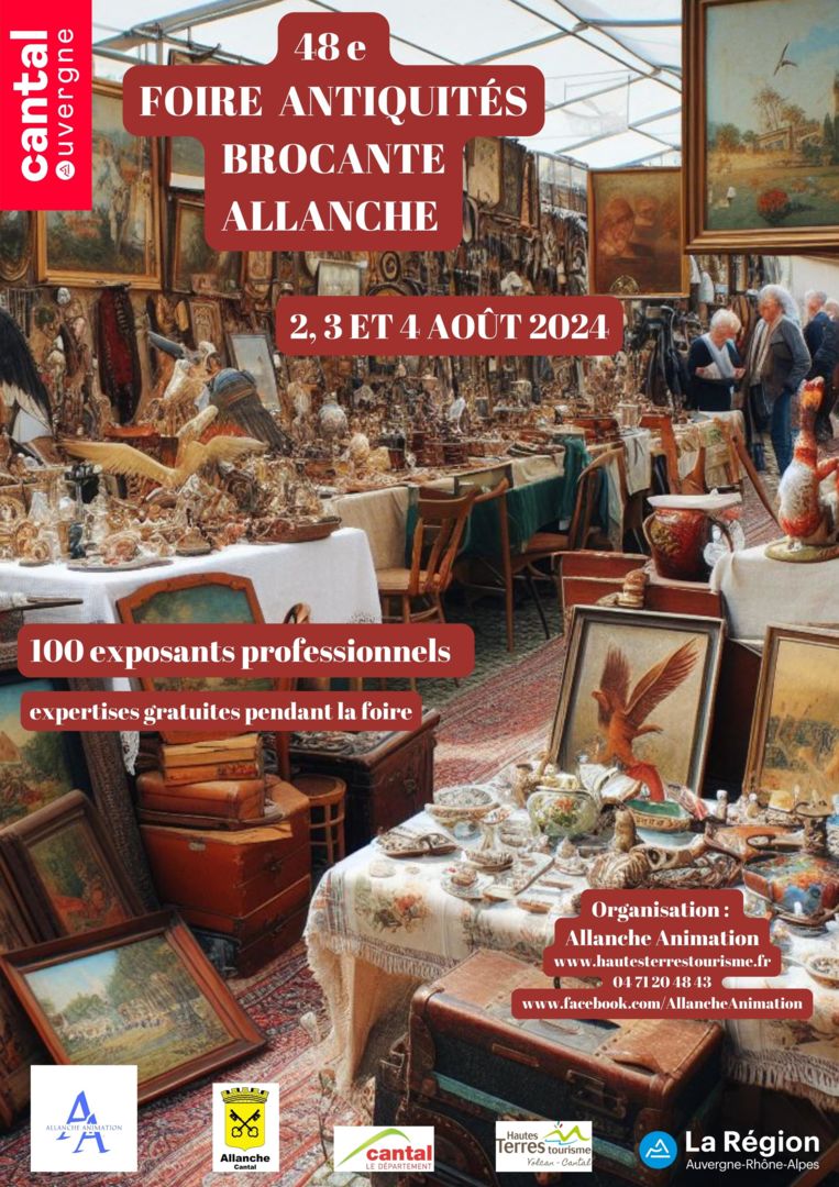 Brocante allanche 2-3-4 Aout 24