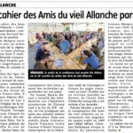 « Le cahier des Amis du vieil Allanche paru »- La Montagne – 17 juillet 2025 / Allanche