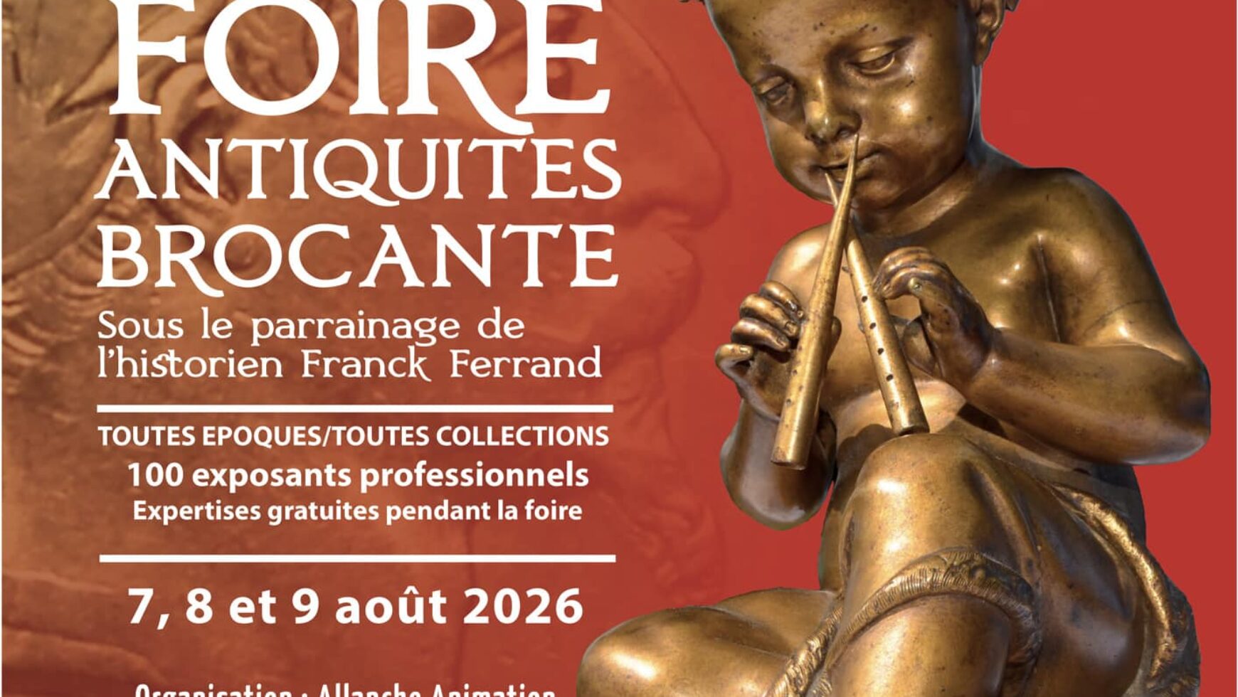 Foire à la brocante et aux antiquités – Allanche – 2026 – 50è édition